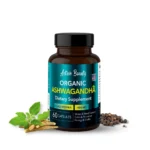 Organic Ashwagandha 1300mg with Black Pepper for Enhanced Absorption