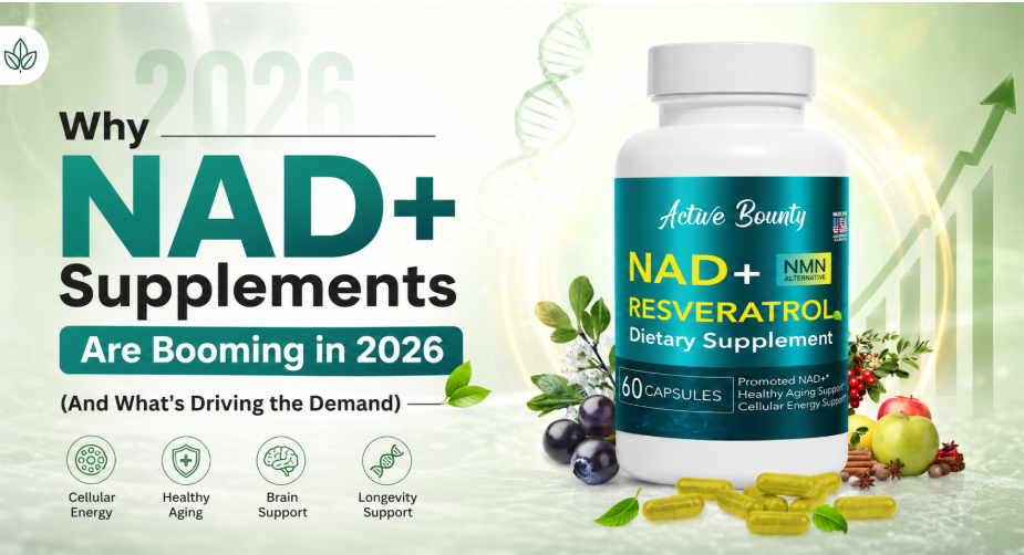 Why NAD+ Supplements Are Booming in 2026 - Active Bounty